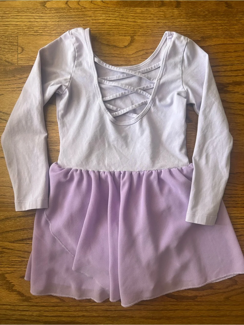Girls' Dance Leotard Lot - 2 long sleeve, 2 short sleeve and 1 standard leotard